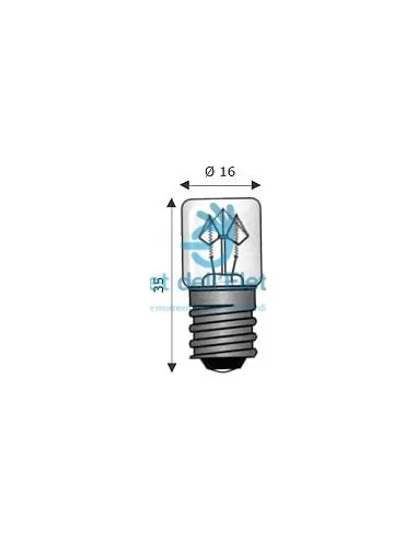 Wimex 4101603 Lampe e14 16x35 24v 3w